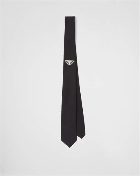 prada tie women's|re nylon gabardine tie.